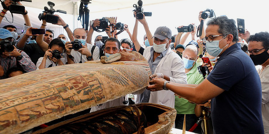 Unveiling Ancient Secrets: Discovery of 59 Untouched Sarcophagi with Mummies in Egypt