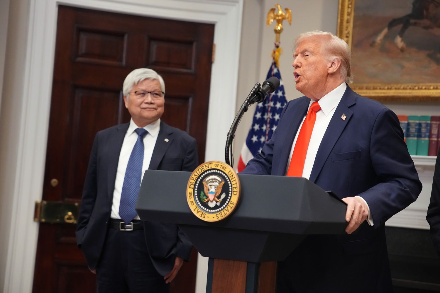 TSMC Unveils $100B Investment in US Chip Manufacturing with CEO C.C. Wei and Trump