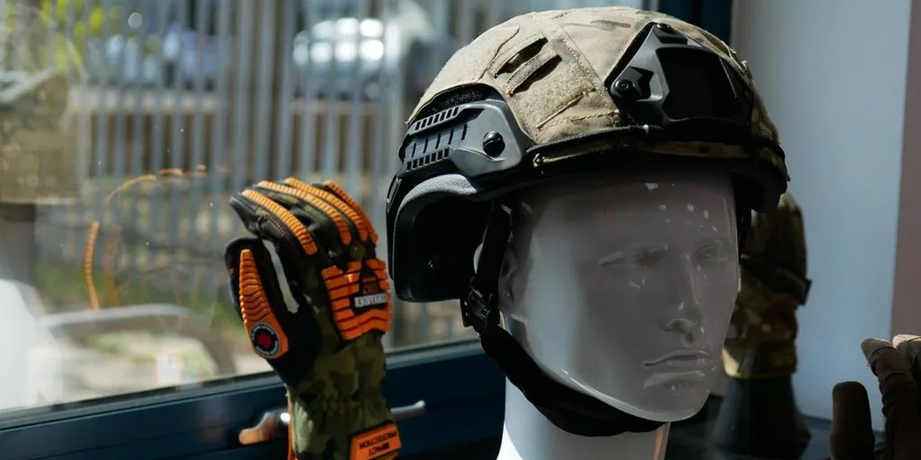 D3O's motorcycle helmet with smart impact-responsive liner