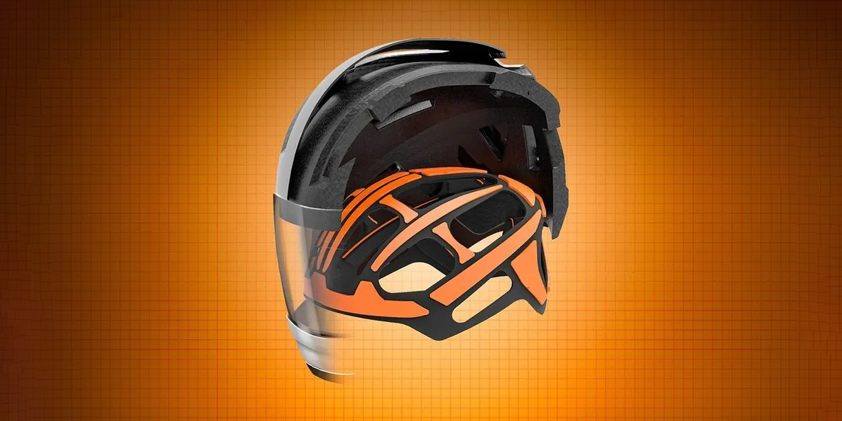 Revolutionary Motorcycle Helmet with Impact-Responsive Smart Liner