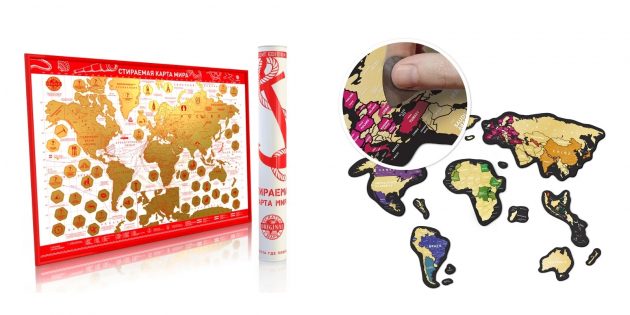 Скретч-карта мира