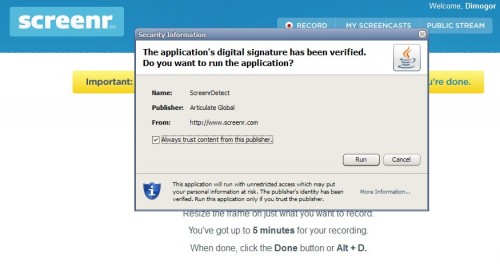Простой способ создать скринкаст без установки программ