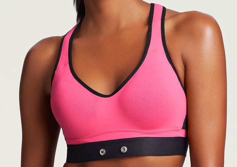 Спортивный топ Victoria’s Secret с инновационным креплением для кардиодатчика