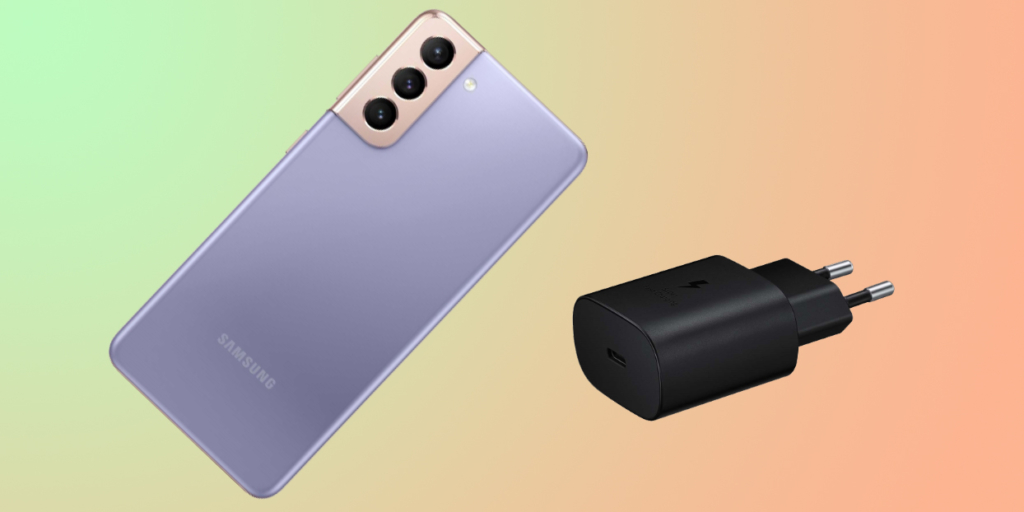 Получите зарядное устройство в подарок при покупке Galaxy S21 в М.Видео