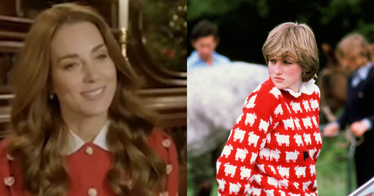 Кейт Миддлтон воссоздает стиль принцессы Дианы на рождественском мероприятии