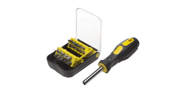 Универсальная отвёртка с набором бит