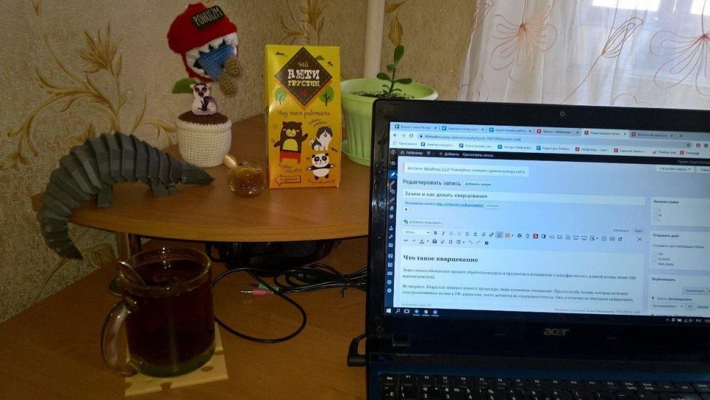 Рабочее место Ольги Сытник