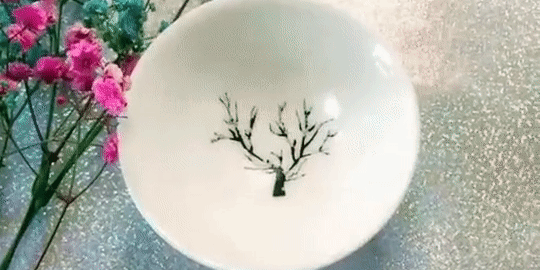 Пиалы с сакурой