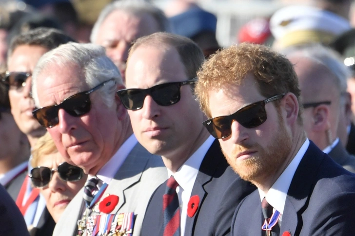 Prince Charles, Prince William, Prince Harry