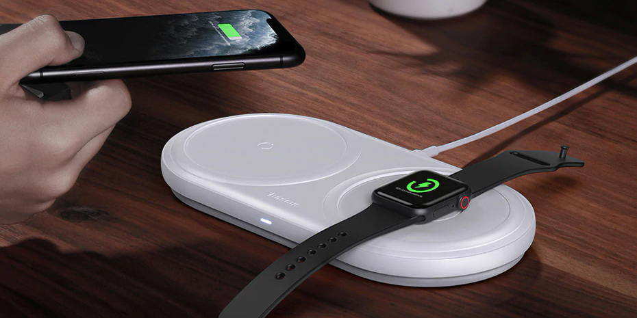 Discover the Ultimate Wireless Charger for Smartphones and Apple Watch – Compatible with All Qi-Enabled Devices