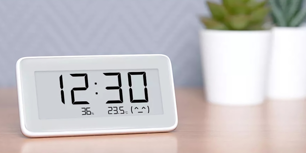 Умные часы Xiaomi с гигрометром и экраном E-Ink — идеальный помощник для вашего дома