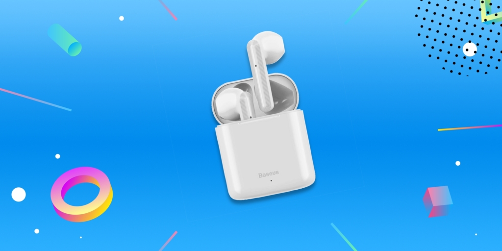 Стильные беспроводные наушники Baseus с длительной автономной работой
