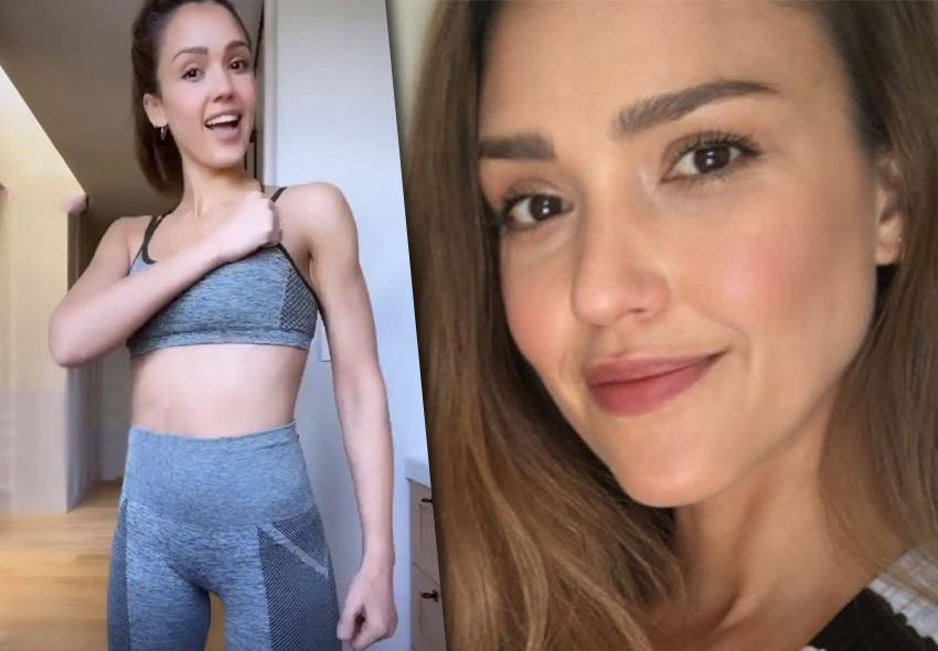 Джессика Альба покоряет своей юной фигурой и энергией в новом видео