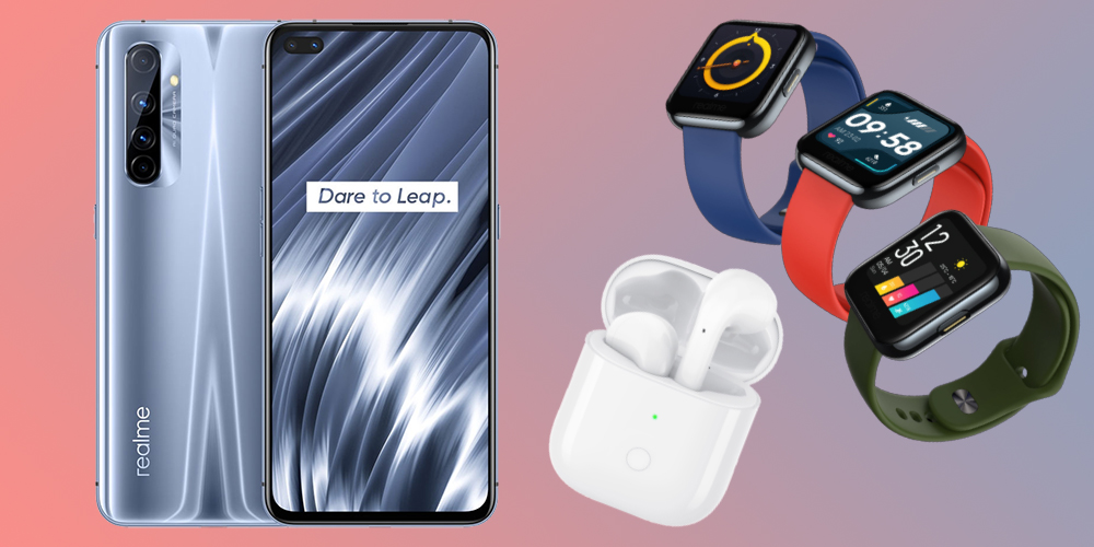Realme удивляет: мощный игровой смартфон, первые умные часы и стильные TWS-наушники