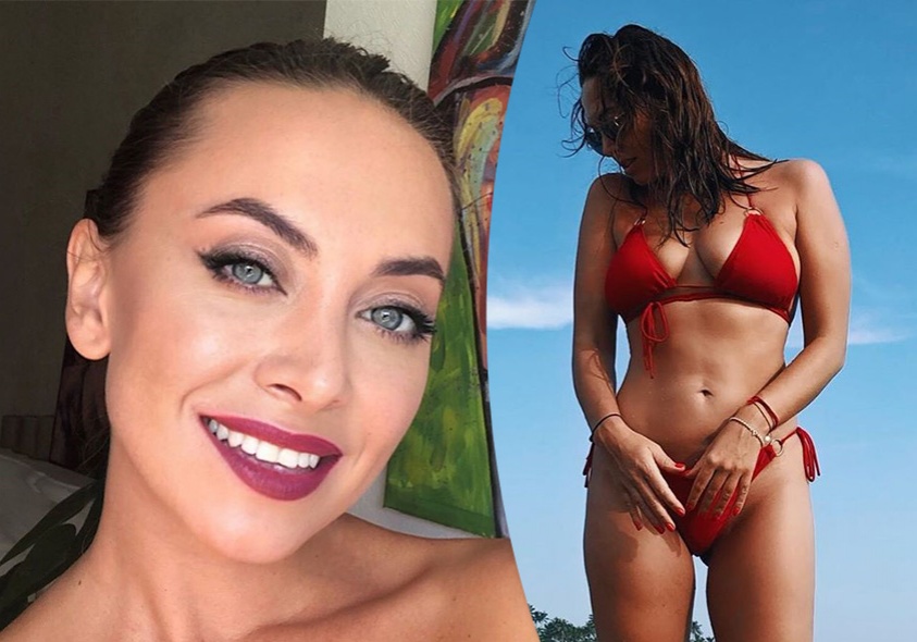 Natalya Friske: Qumtepada Jasoratli Bikinida Yulduz Ko‘rinishi