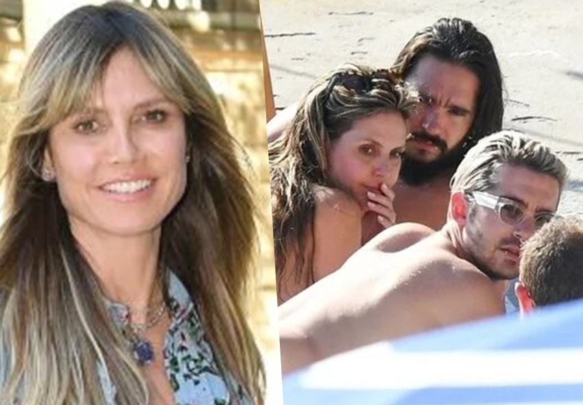 Xaydi Klum va Tom Kaulitss bilan Capri orolida quyoshda dam olish