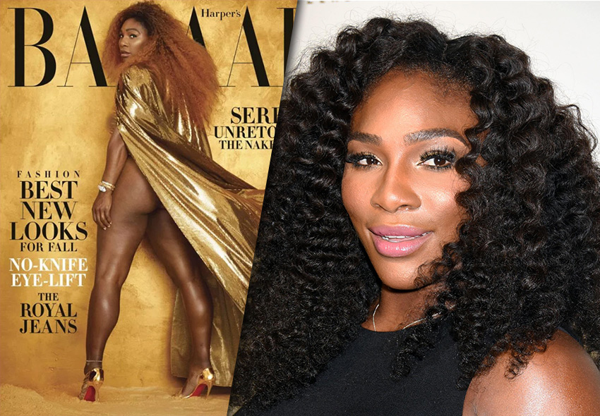 Серена Уильямс: Истинная красота без ретуши на обложке глянца