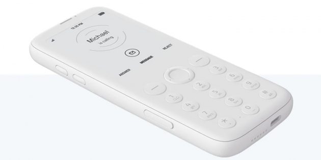 Антисмартфон Mudita Pure сбоку