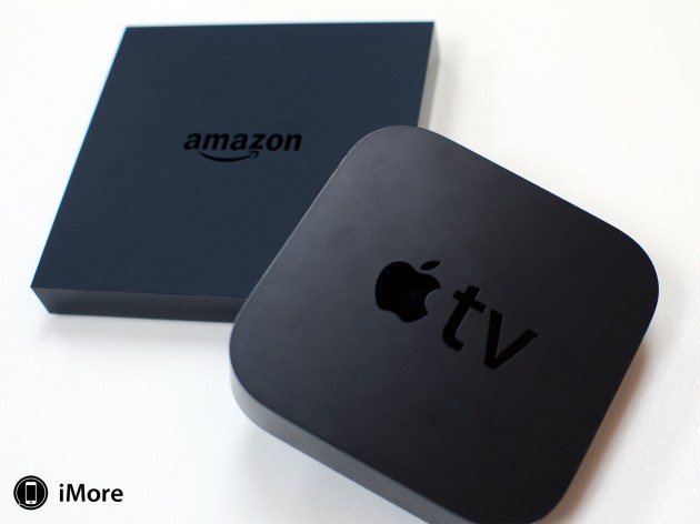 Amazon Fire TV va Apple TV qutilari