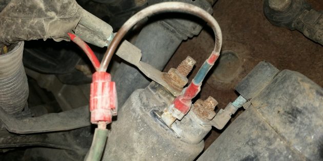 Окисление контактов втягивающего реле