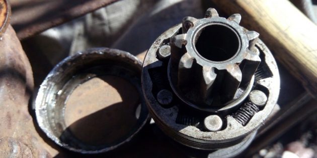 Заклинивание обгонной муфты