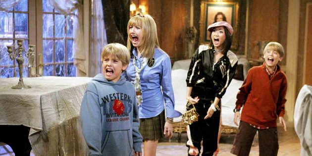 Сцена из сериала «Жизнь Зака и Коди»