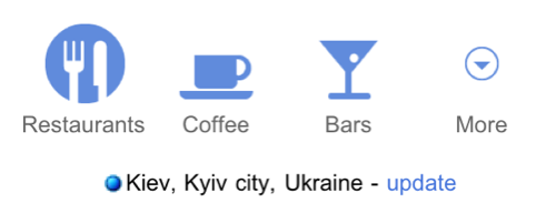 Удобный поиск мест рядом с вами в мобильном Google
