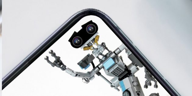 Creative Galaxy S10 camera cutout disguise