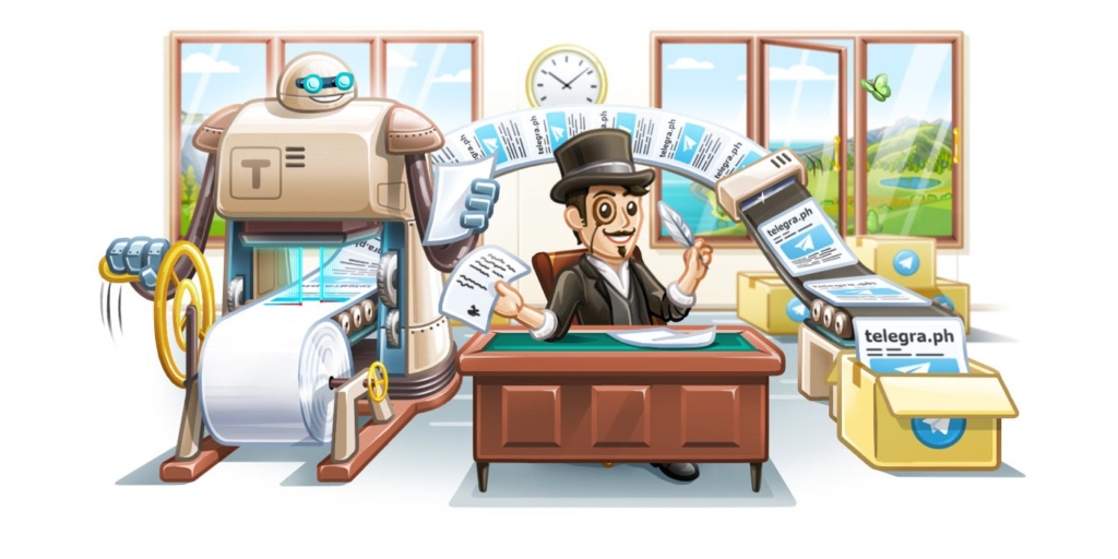 Удобный бот для эффективной работы с платформой публикаций Telegraph в Telegram