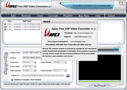 Effortless Mobile Video Conversion with Apex Free 3GP Video Converter