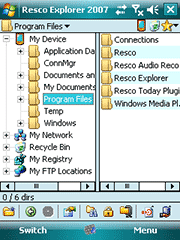 Resco Explorer — универсальный файловый менеджер для мобильных устройств