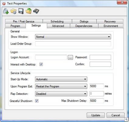 Service Configuration Service Configuration