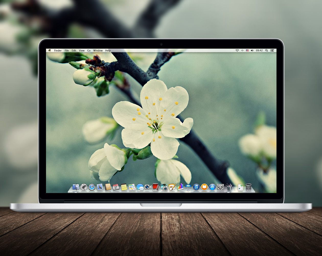 Experience the Vibrant Essence of Spring with Stunning OS X Wallpapers