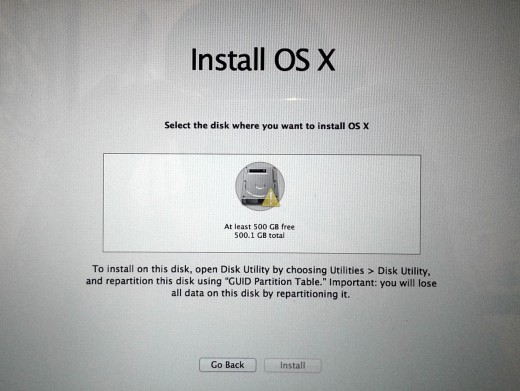 Mac OS X o‘rnatish