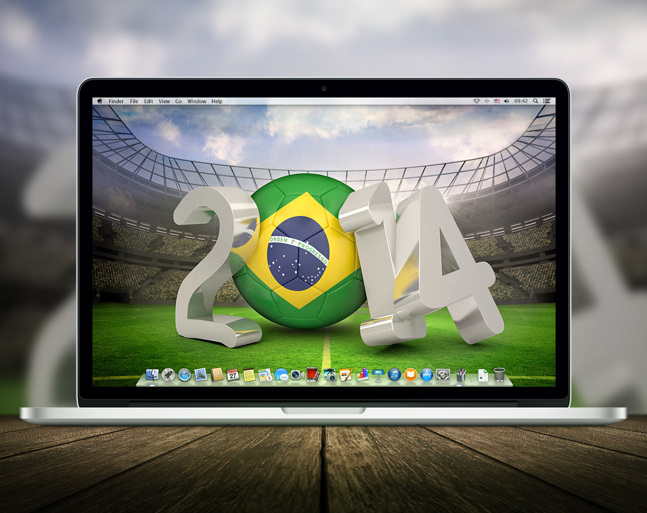 Celebrate the World’s Biggest Football Event with Exclusive OS X Wallpapers!