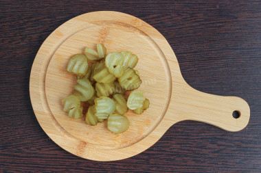 Нарезка огурцов