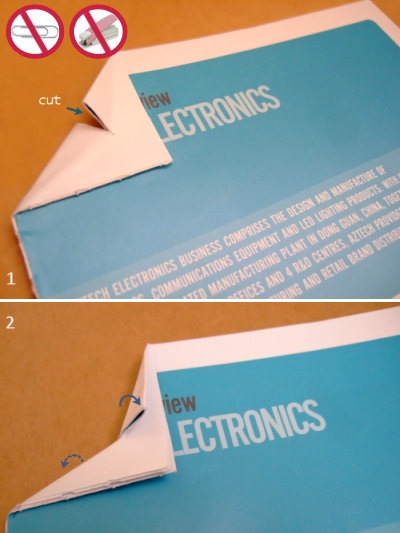 Cara Kreatif Menggabungkan Lembar Kertas Tanpa Klip atau Stapler