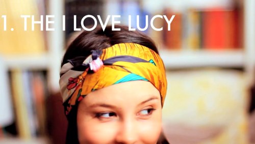 Идеи стильных повязок: три способа носить платок на голове