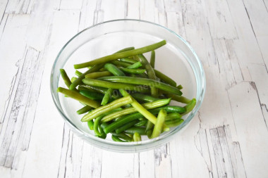 Обсушивание фасоли