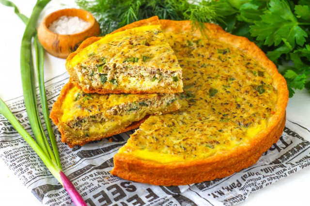 Идеальный быстрый пирог с рыбными консервами для любого случая