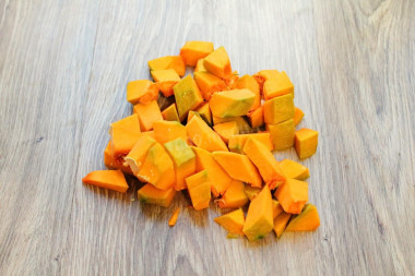 Нарезка тыквы