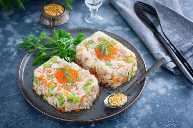 Delicious Meat Aspic with Gelatin: A Stunning Appetizer for Any Celebration