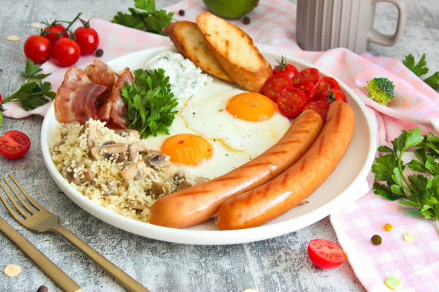 Идеальный английский завтрак: насыщенный и ароматный рецепт