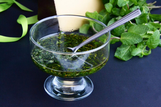 Незабываемый мятный соус для ваших мясных блюд