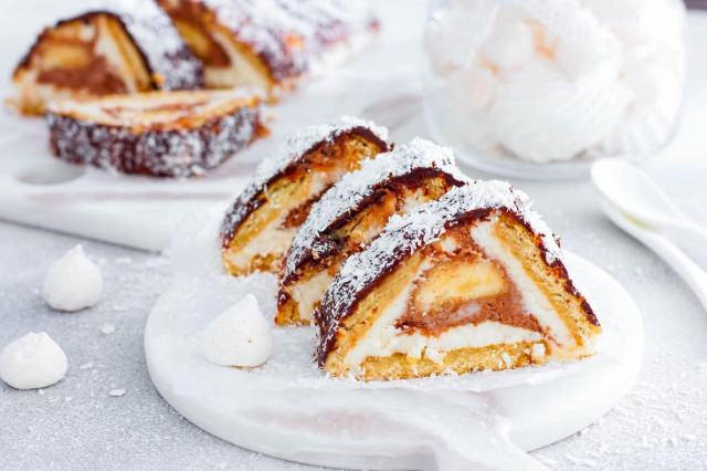 Нежный творожный домик из печенья — без выпечки и хлопот