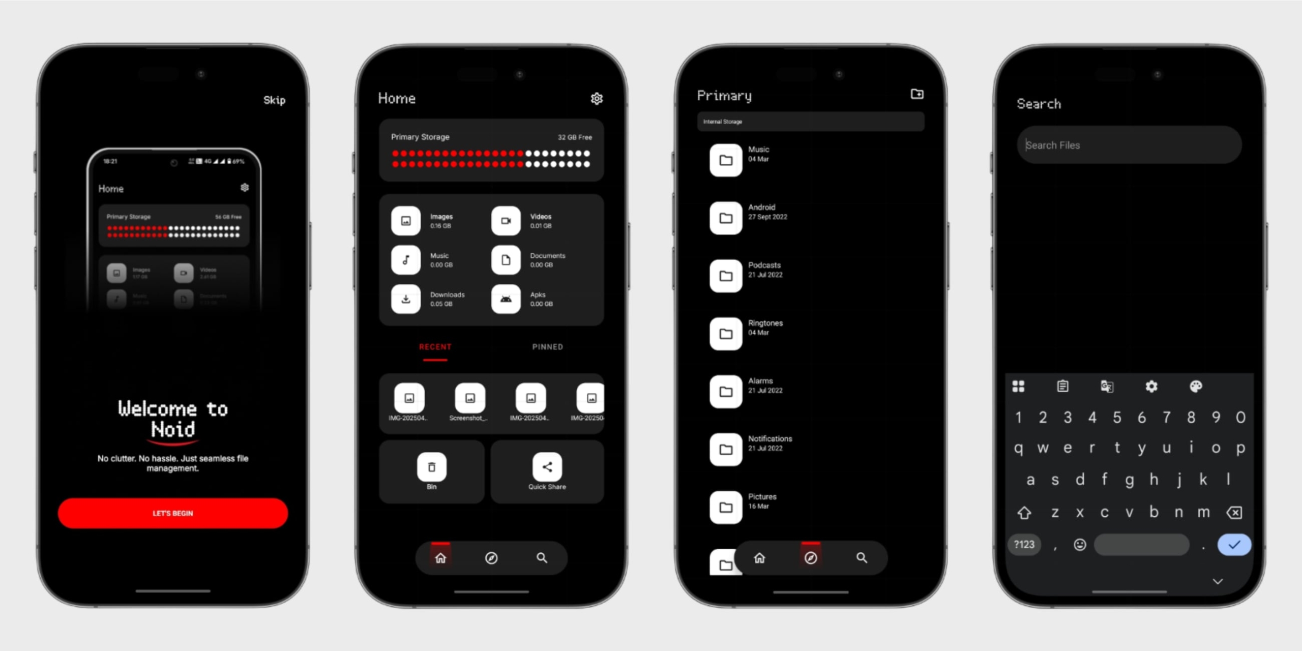 Noid — файловый менеджер для Android