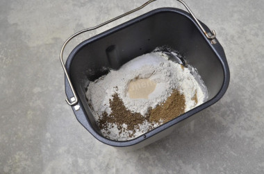 Добавление сухих компонентов