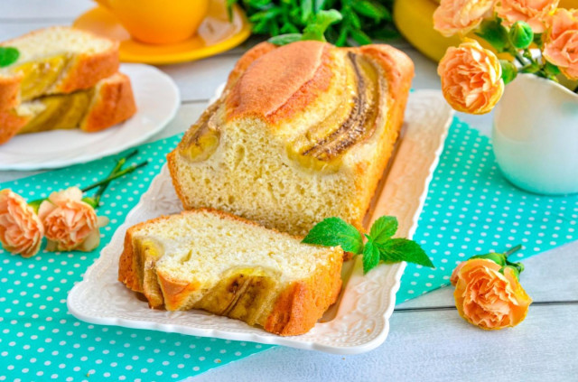 Восхитительный банановый пирог: простой рецепт для домашней выпечки