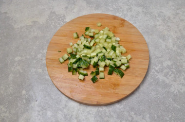 Нарезка огурца