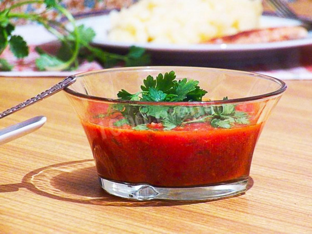 Uy sharoitida tayyorlanadigan mazali va o‘ziga xos gruzin achchiq sousi